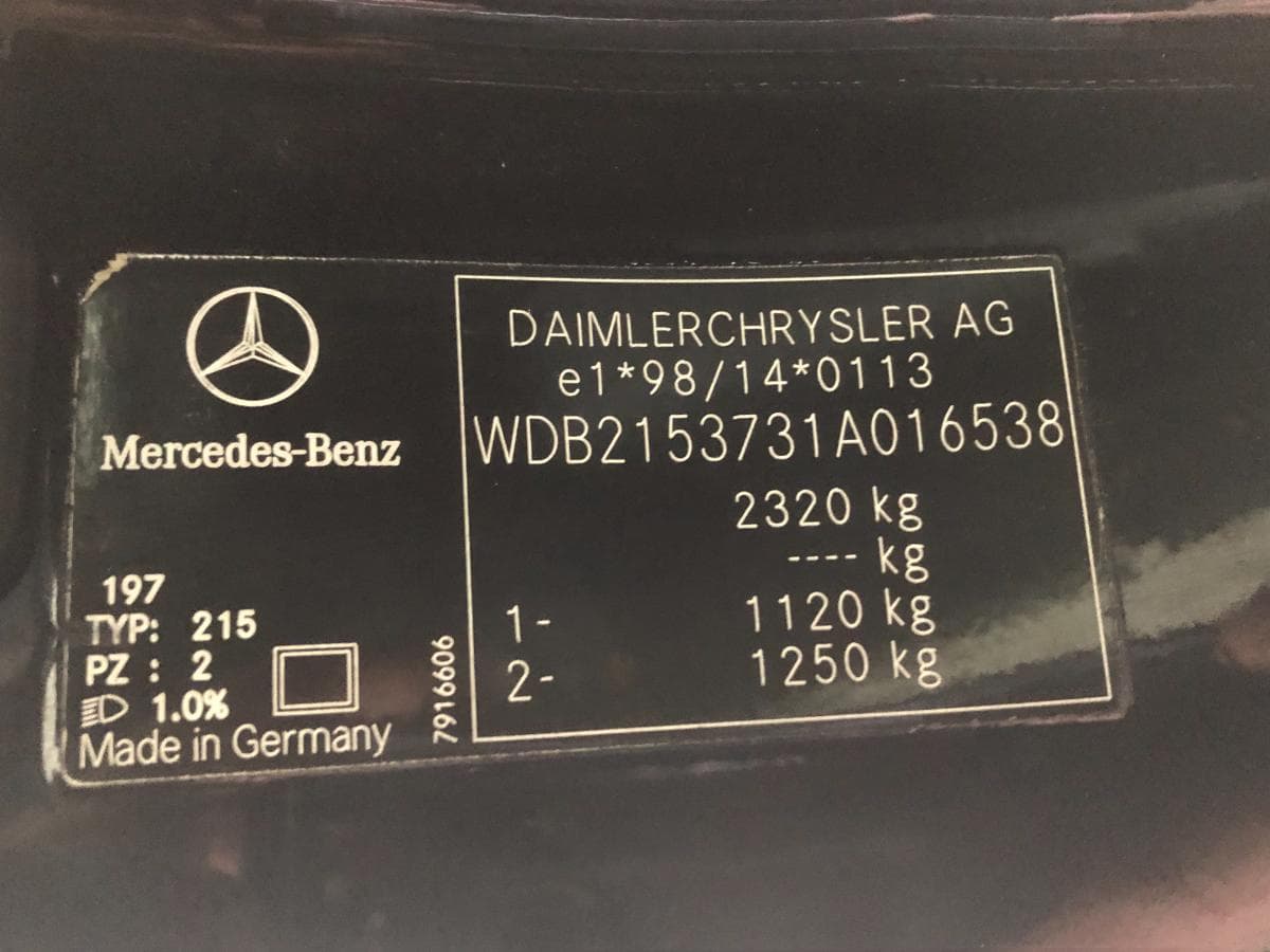 Mercedes-Benz CL55 AMG · Ano 2001 — imagem 5