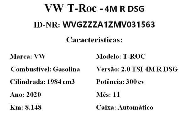 VW T-ROC - 4M R DSG — imagen 15