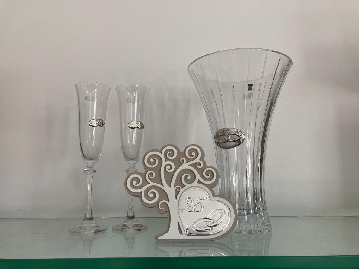 Bibelot 25 Anos + Jarra com 2 copos de cristal — image 4
