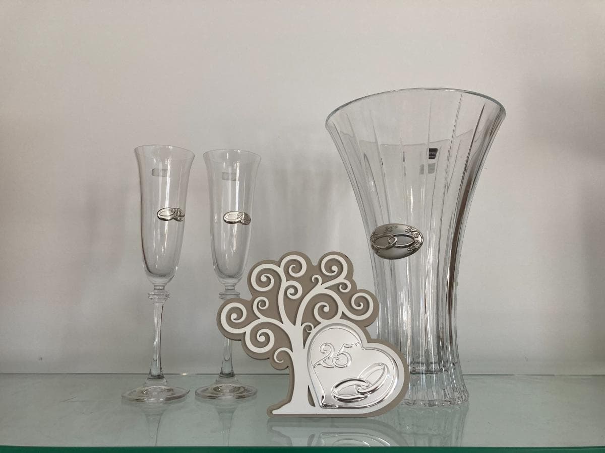 Bibelot 25 Anos + Jarra com 2 copos de cristal — image 6