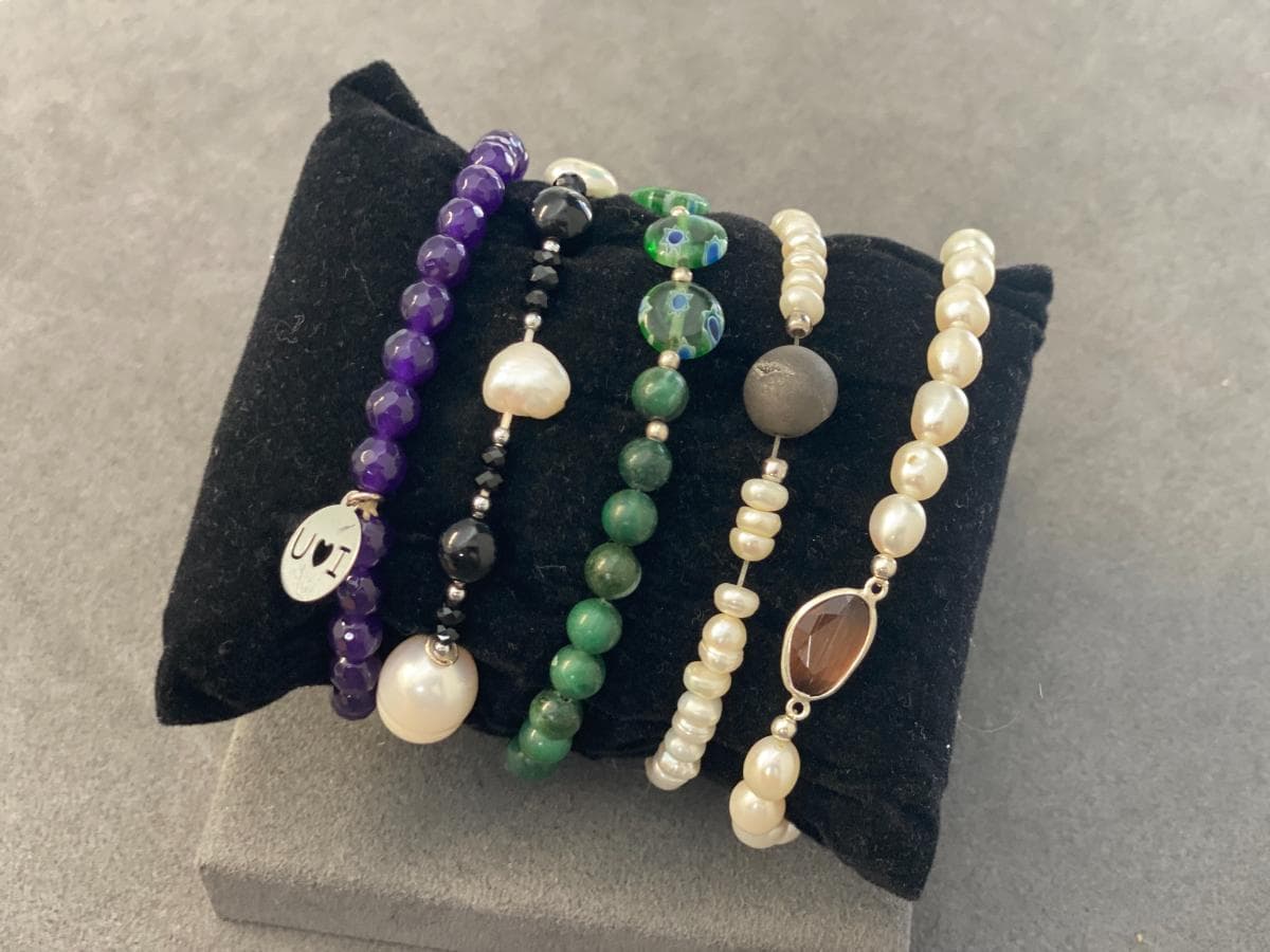 Pulseras de plata y otros materiales — imagen 2
