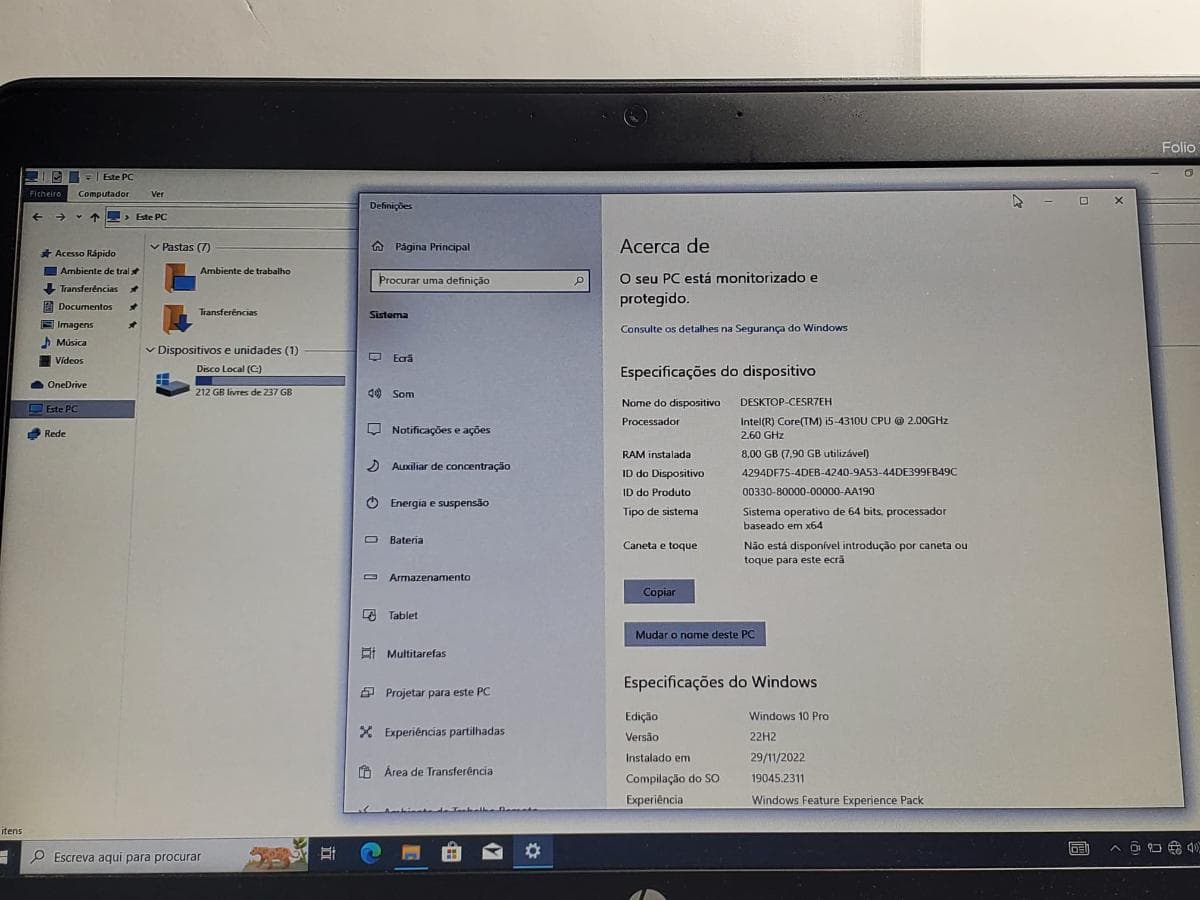 Portátil HP Folio 1040 — imagem 16