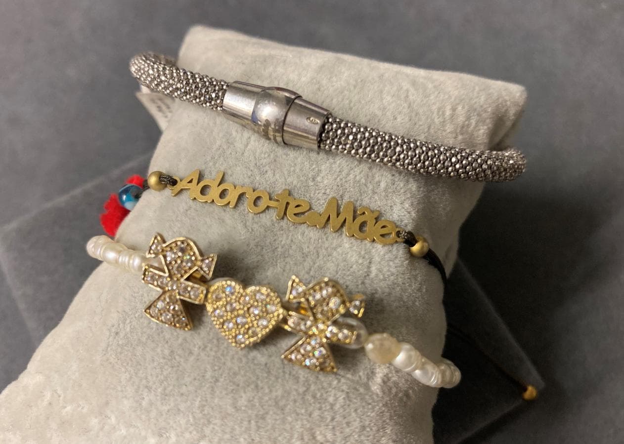 Pulseras de plata y otros materiales — imagen 3