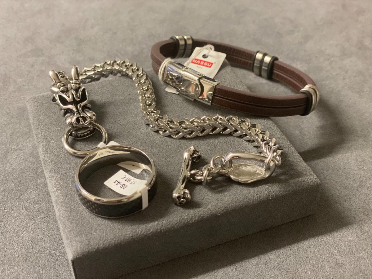 Bracelets + Silver ring and other materials — image 3