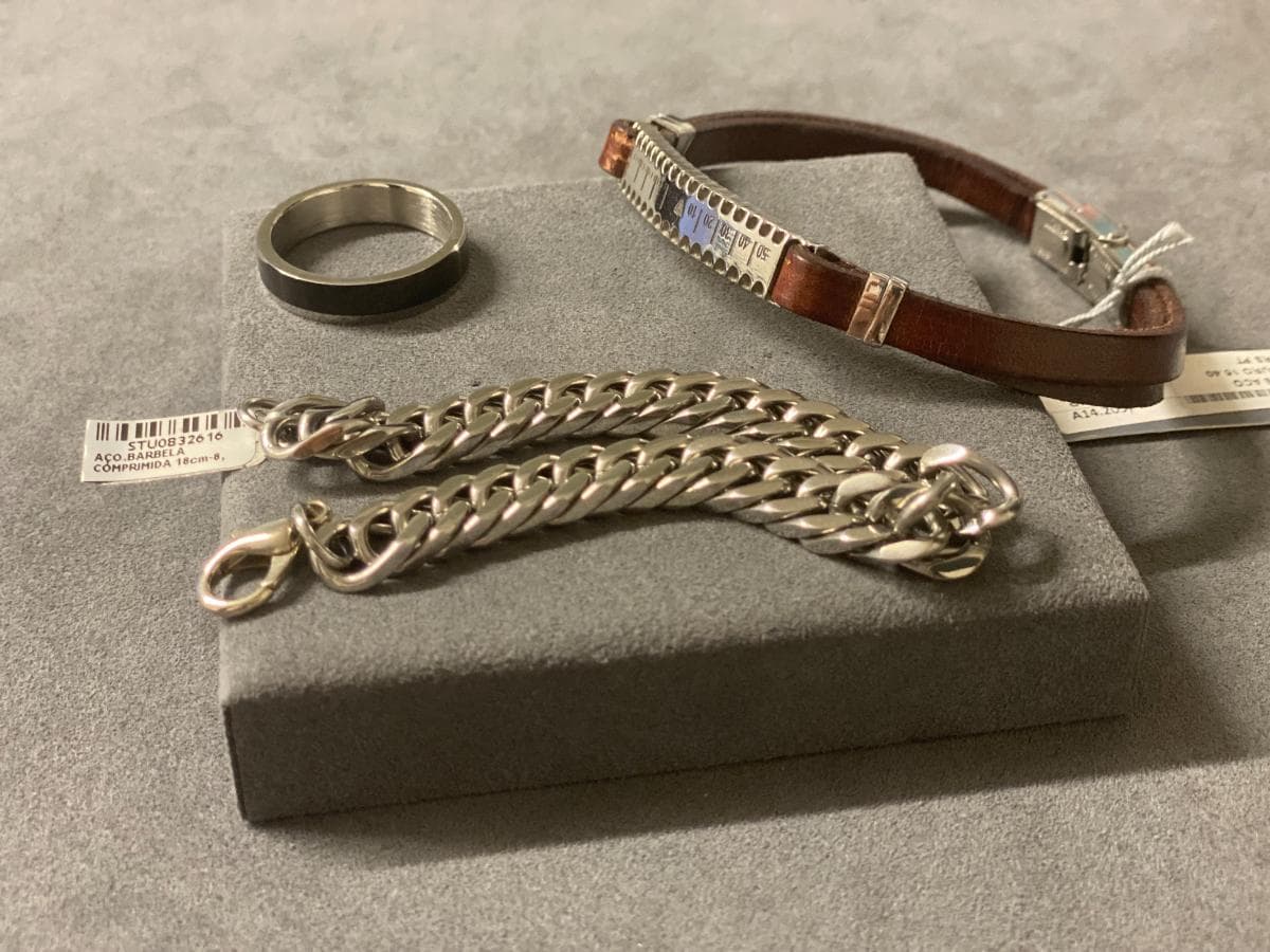 Pulseiras + Anel em prata e outros materiais — imagen 8