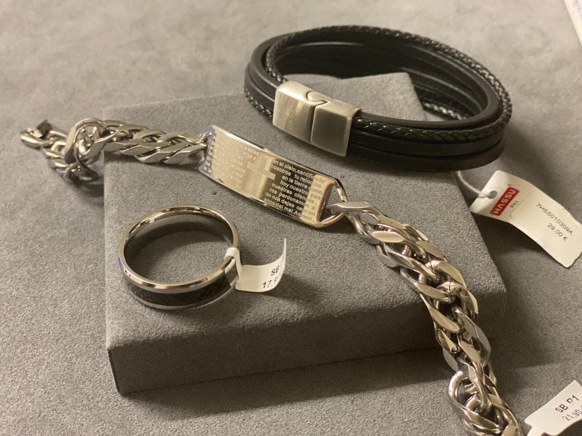 Pulseiras + Anel em prata e outros materiais — imagem 2
