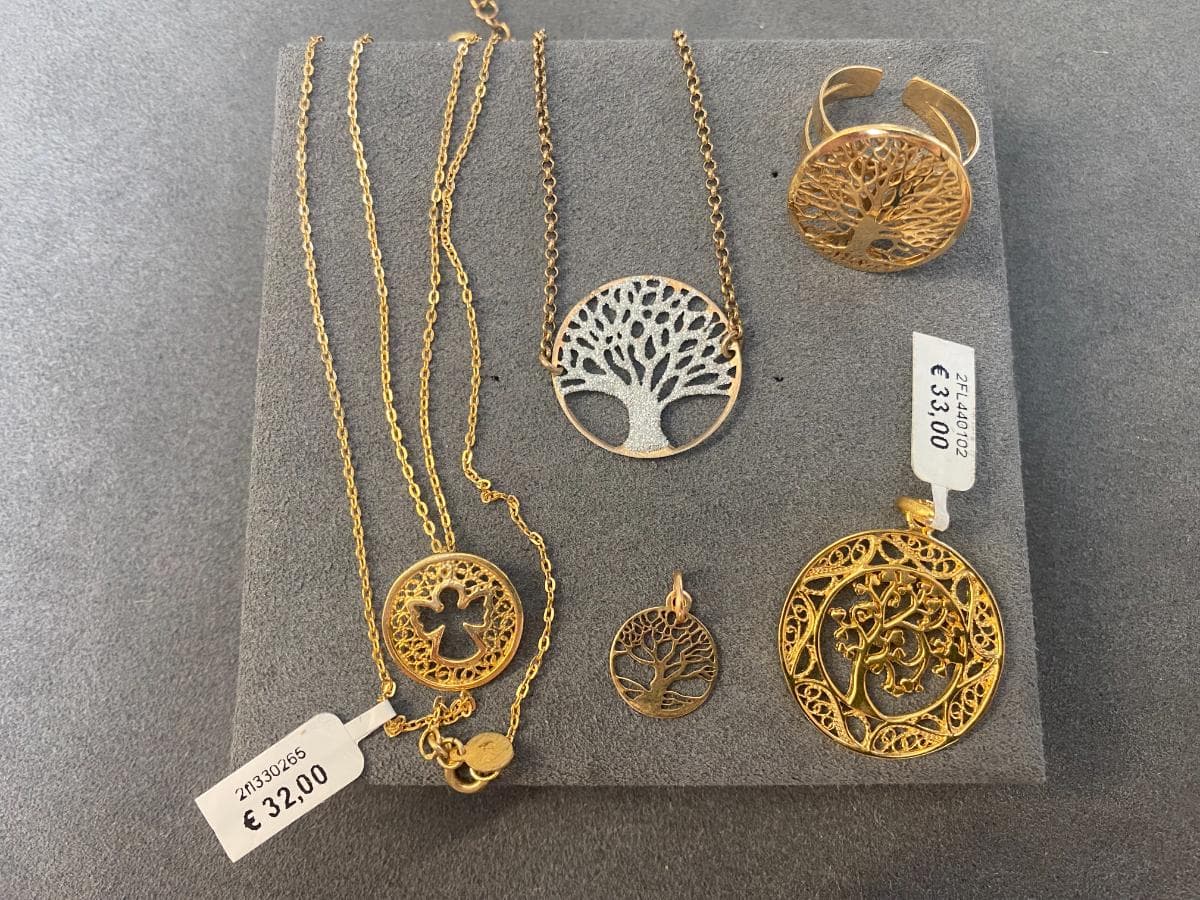 Colares + Pulseira + Anel + Medalha em Filigrana — imagen 5