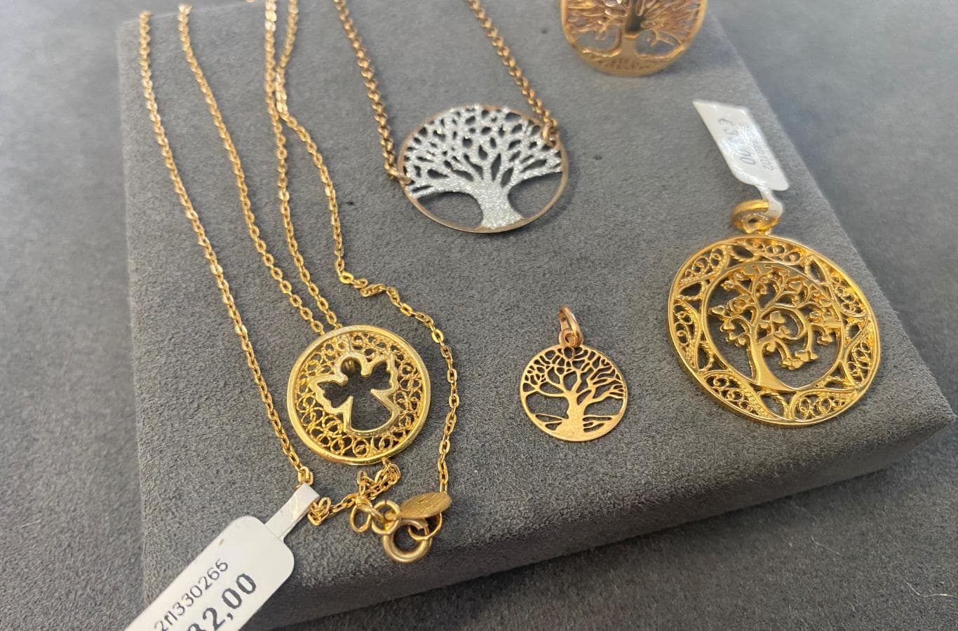Colares + Pulseira + Anel + Medalha em Filigrana — imagen 7