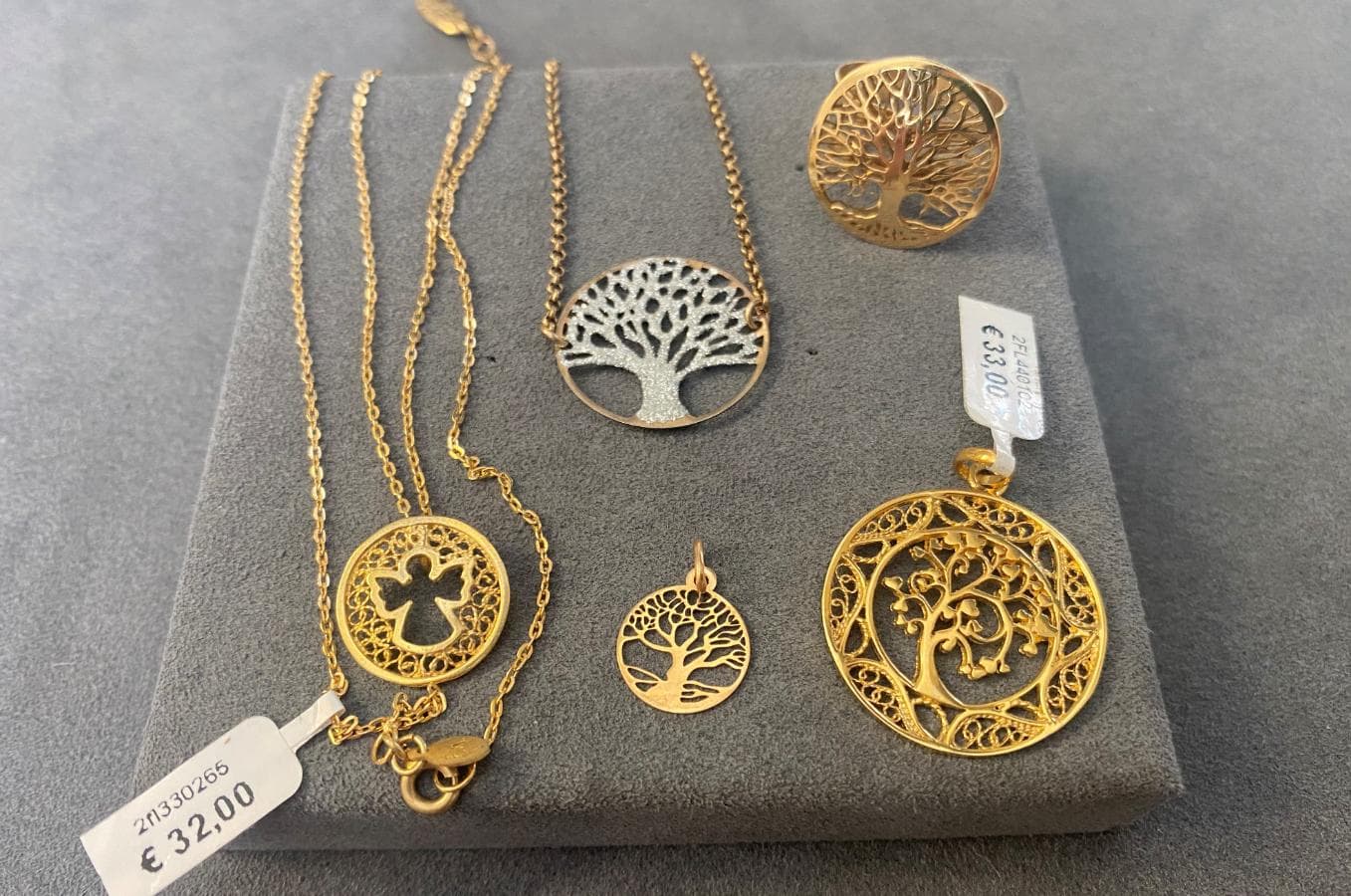 Colares + Pulseira + Anel + Medalha em Filigrana — imagen 15