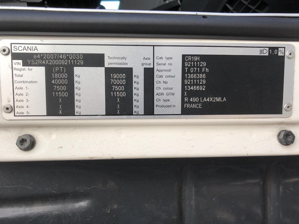 Scania R490 · Ano 2016 — imagen 22