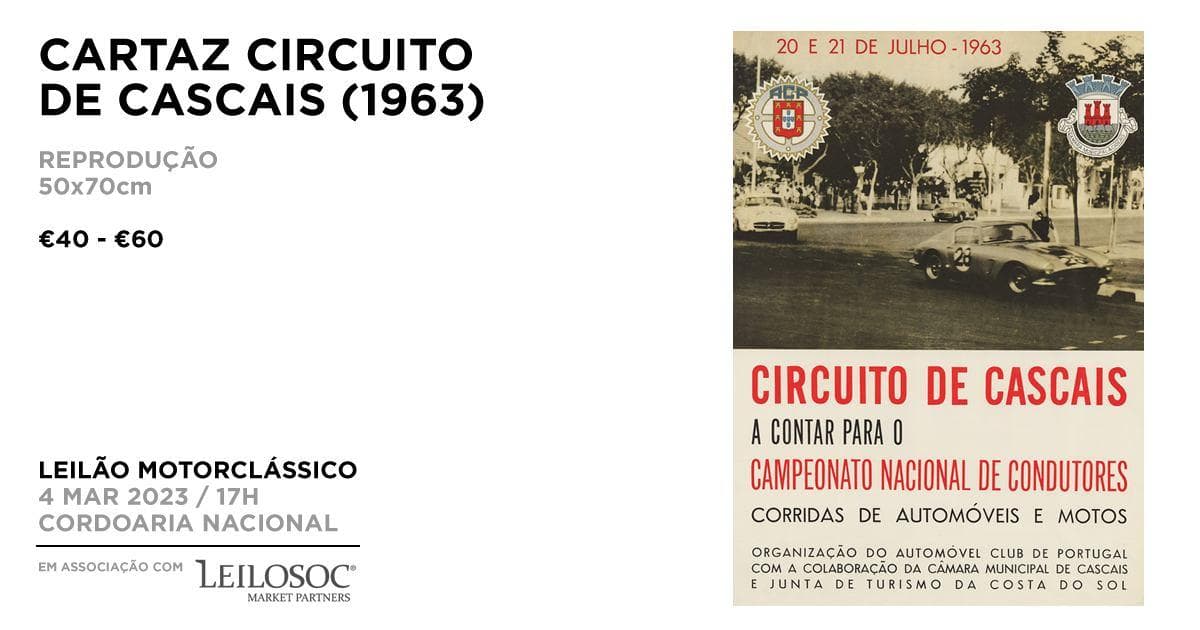 Cartaz Circuito de Cascais (1963)