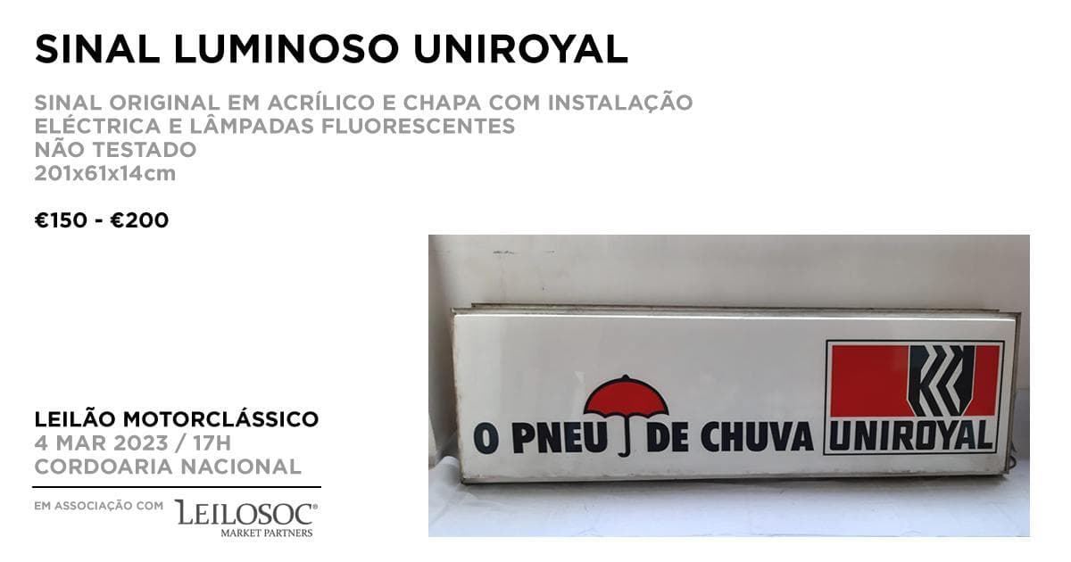 Sinal luminoso UNIROYAL — imagen 1