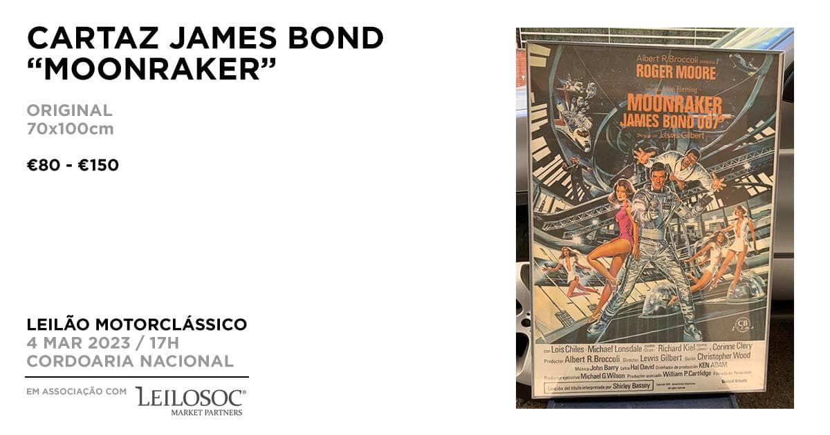 Cartaz JAMES BOND "MOONRAKER" — image 1