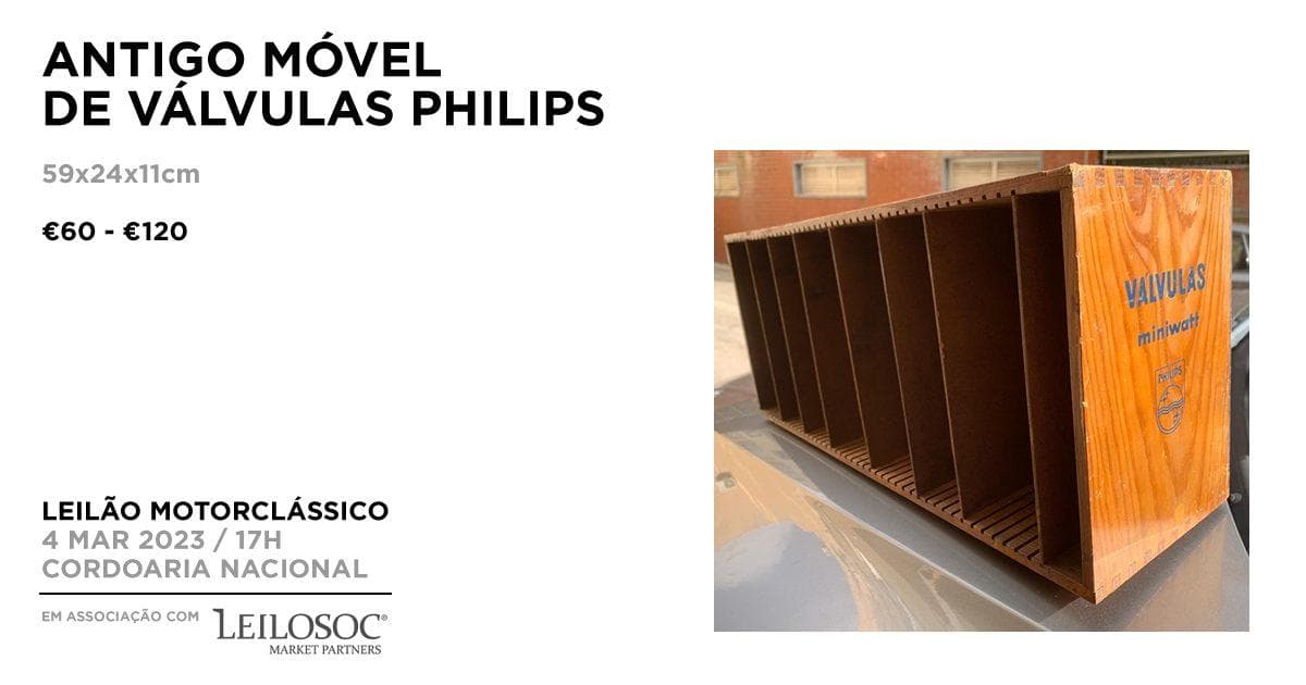 Antigo móvel de Válvulas PHILIPS — imagen 1
