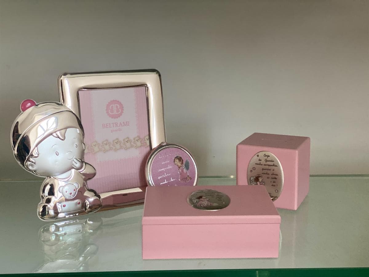 Caixa de bebé + Medalha de Berço + Mealheiro + Moldura de Bebé — imagen 4