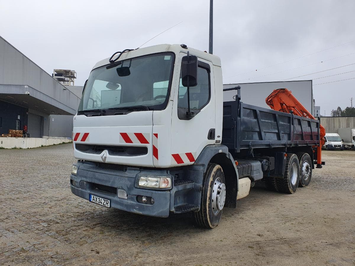 Renault Premium com Grua Atlas Copco 13.01 Basculante — image 1