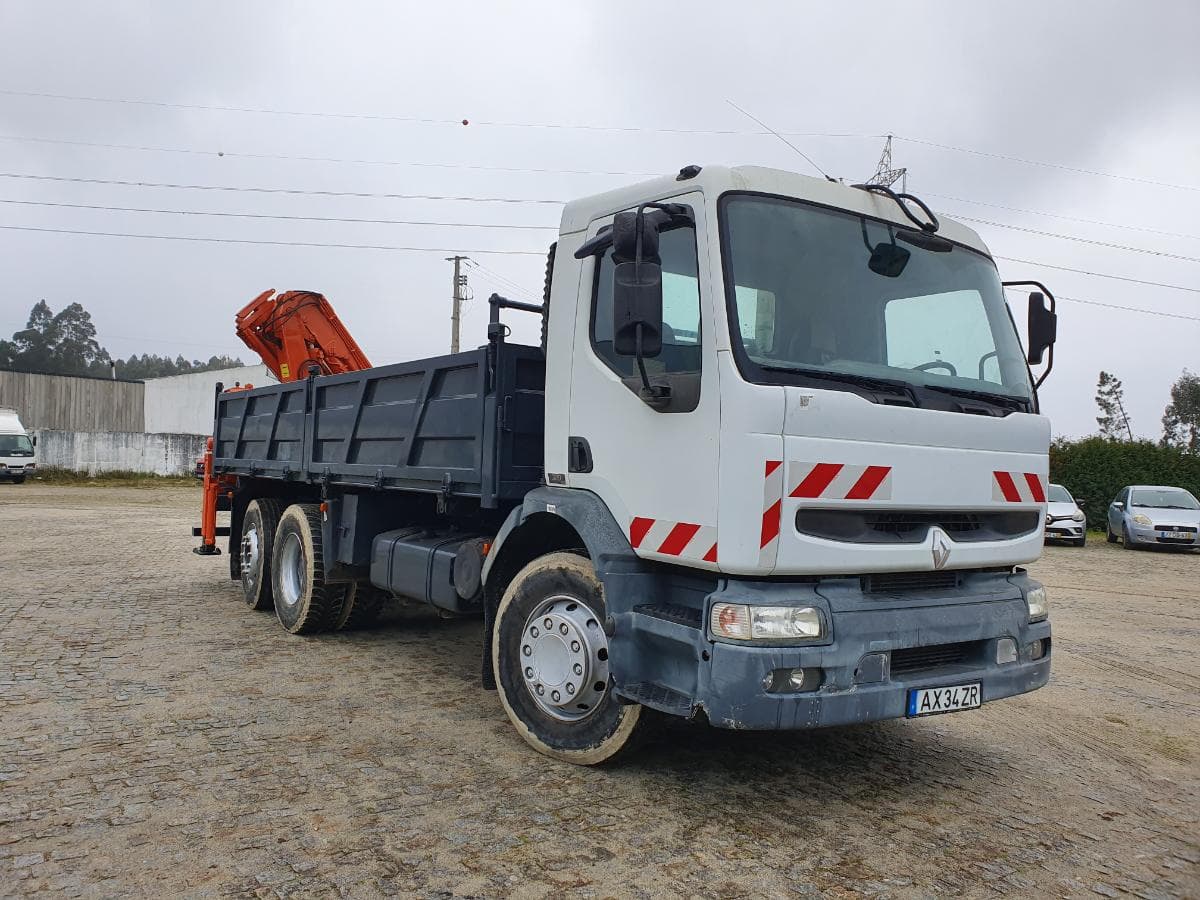 Renault Premium com Grua Atlas Copco 13.01 Basculante — image 3