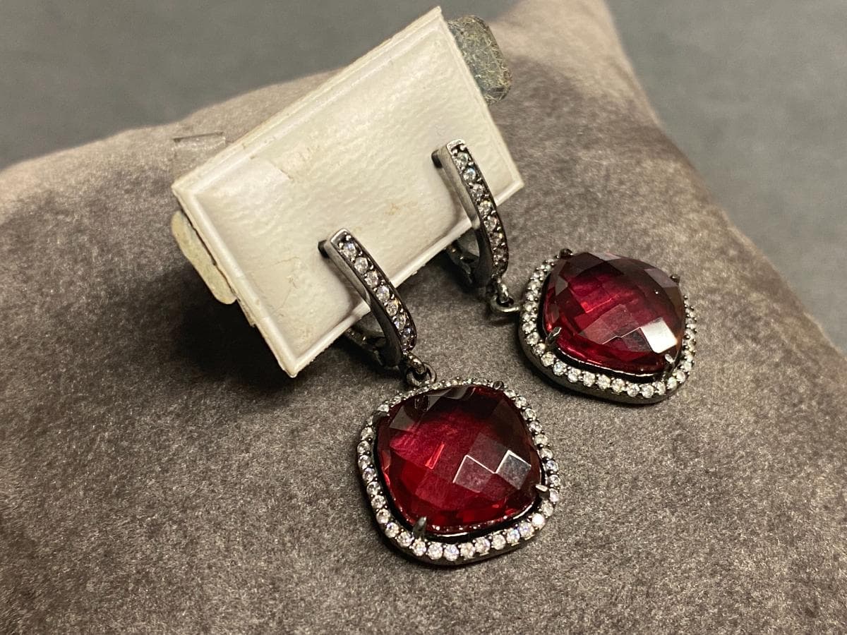 Boucles d'oreilles en argent — image 3