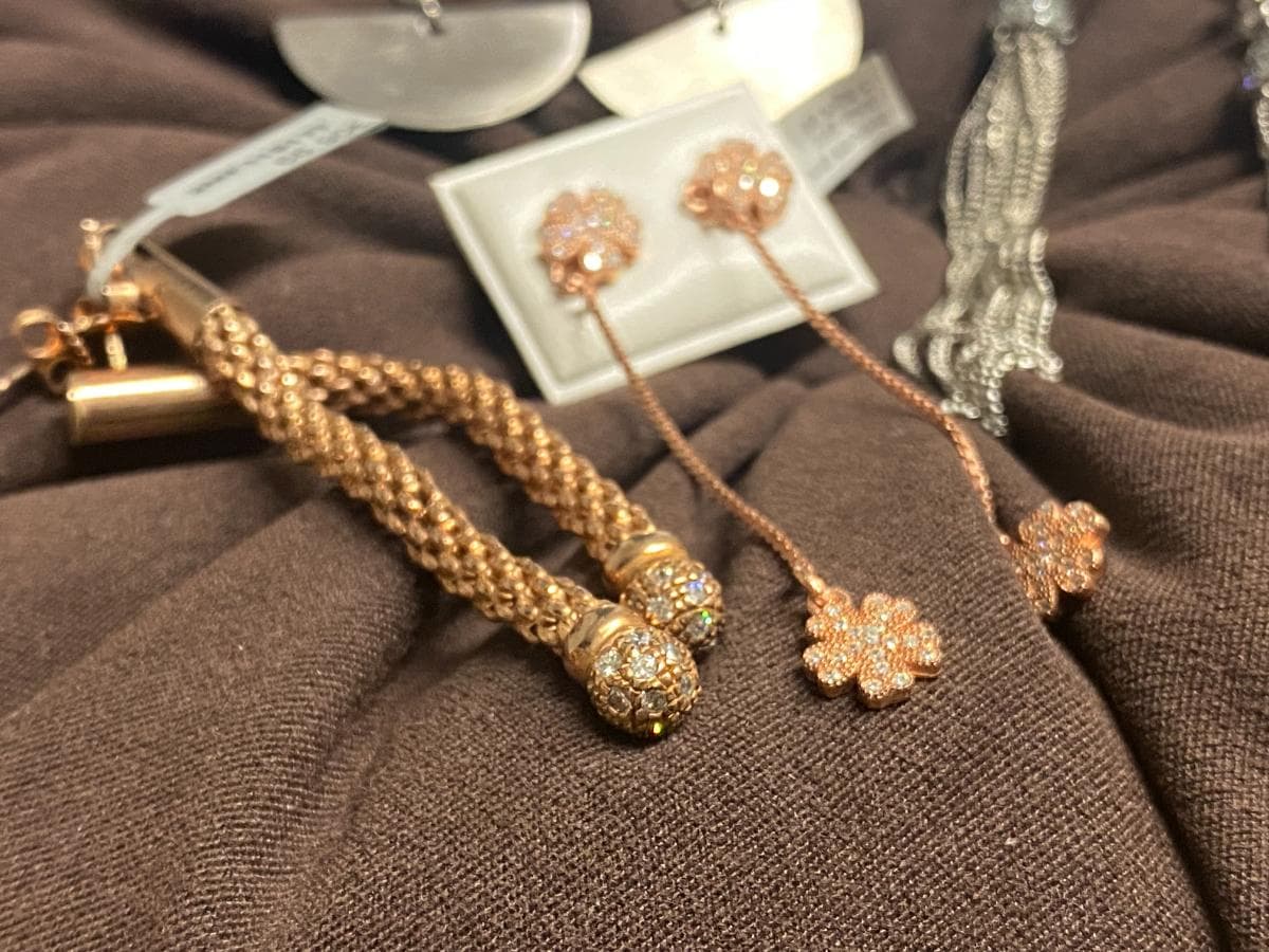 Pendientes de plata y otros materiales — imagen 4