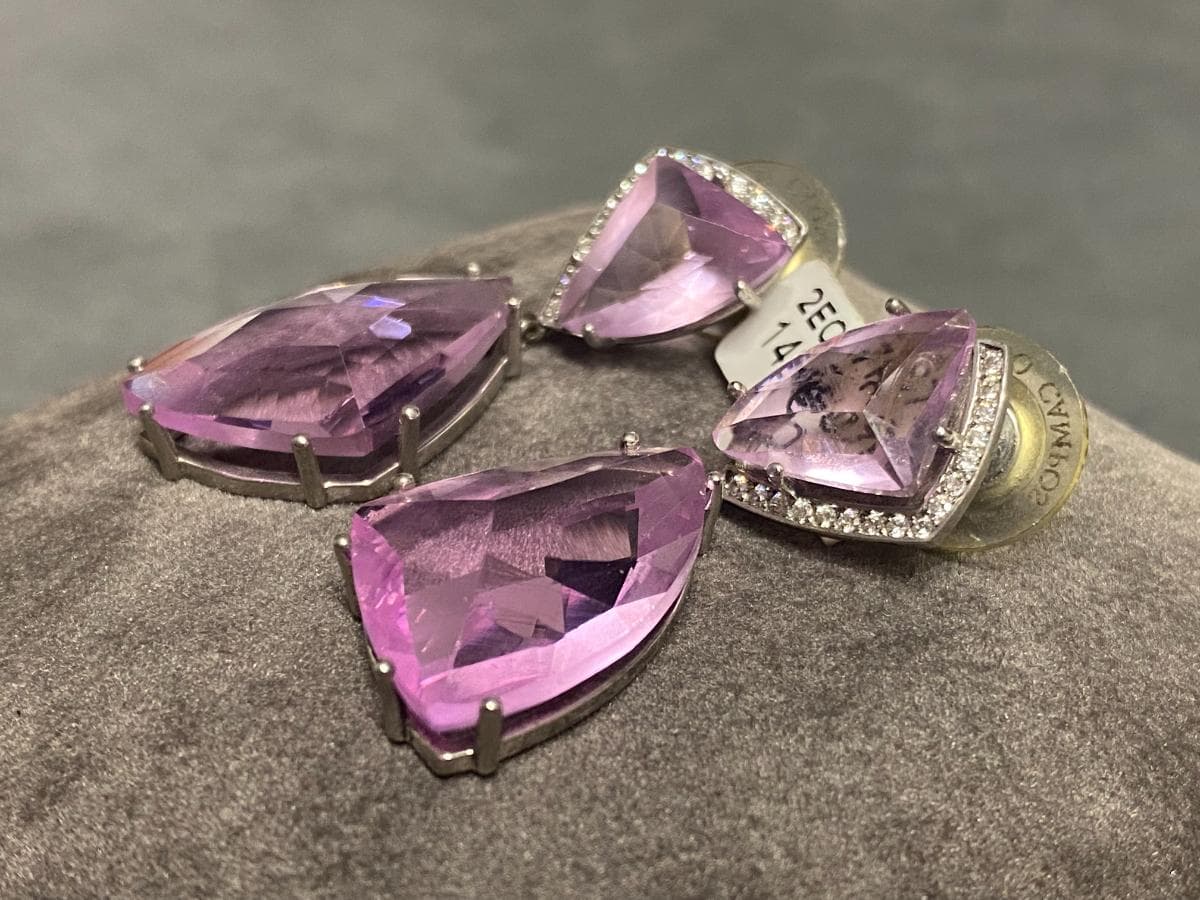 Boucles d'oreilles en argent — image 2
