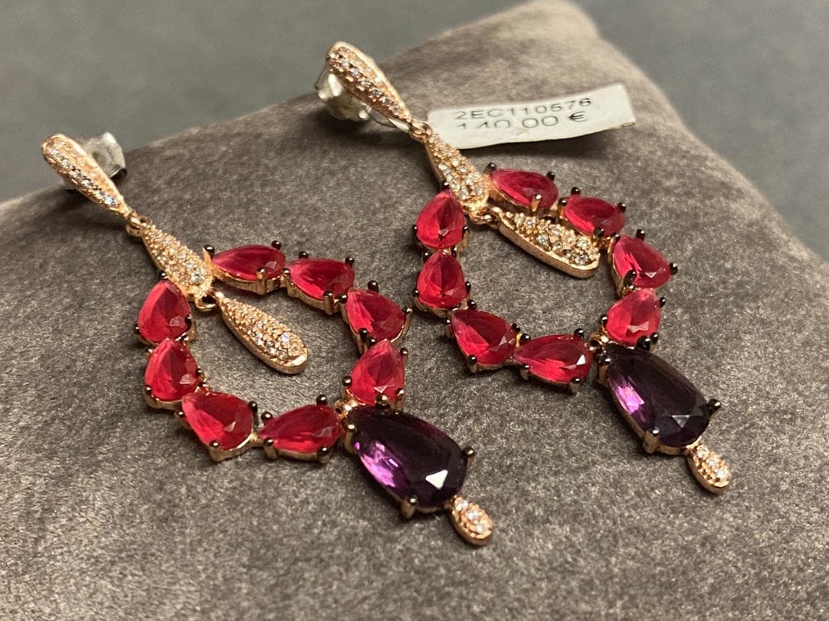 Boucles d'oreilles en argent — image 3