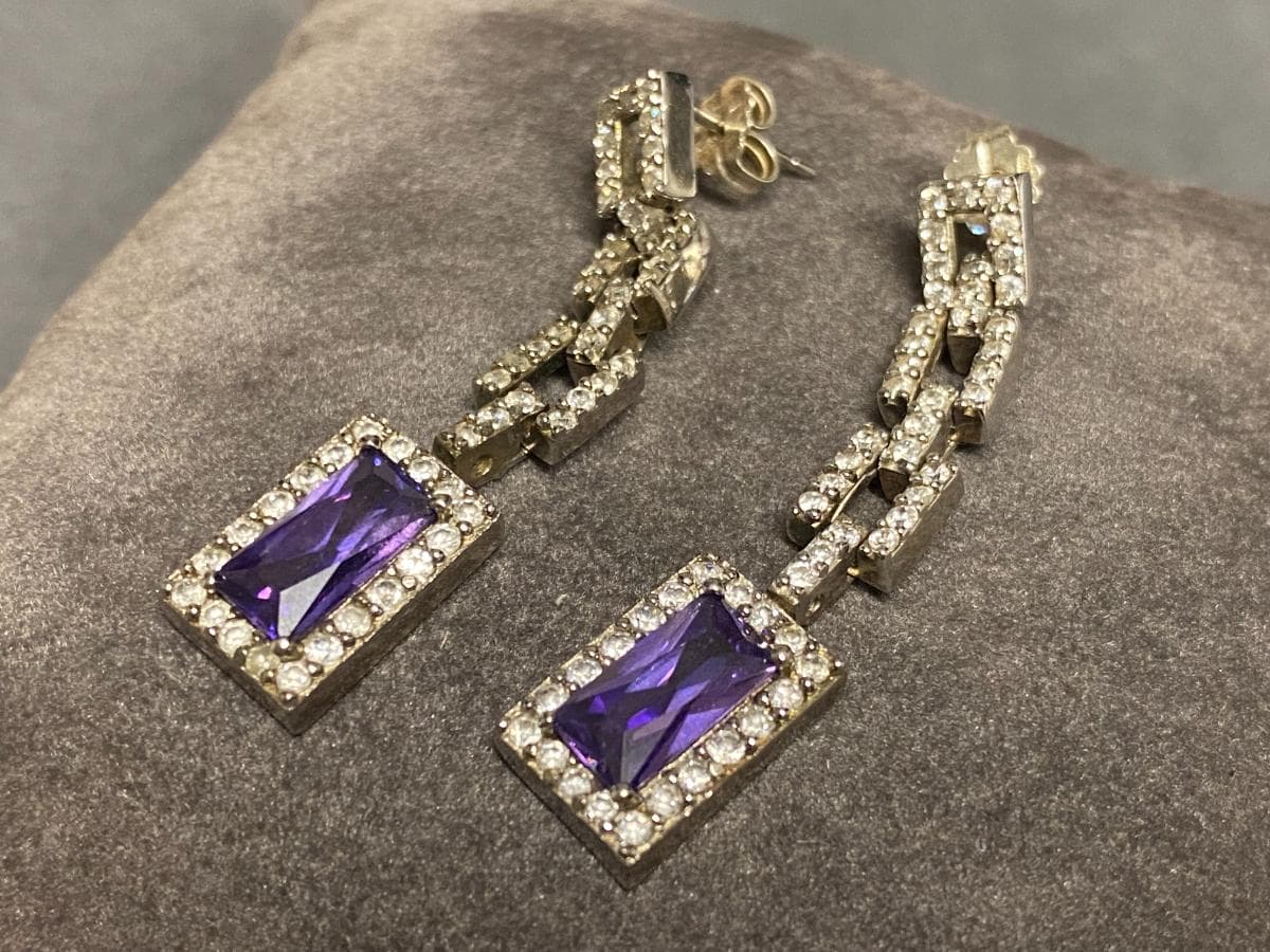 Boucles d'oreilles en argent — image 4
