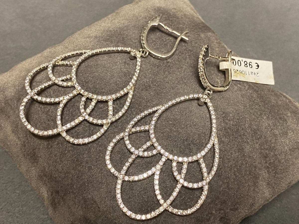Boucles d'oreilles en argent — image 3