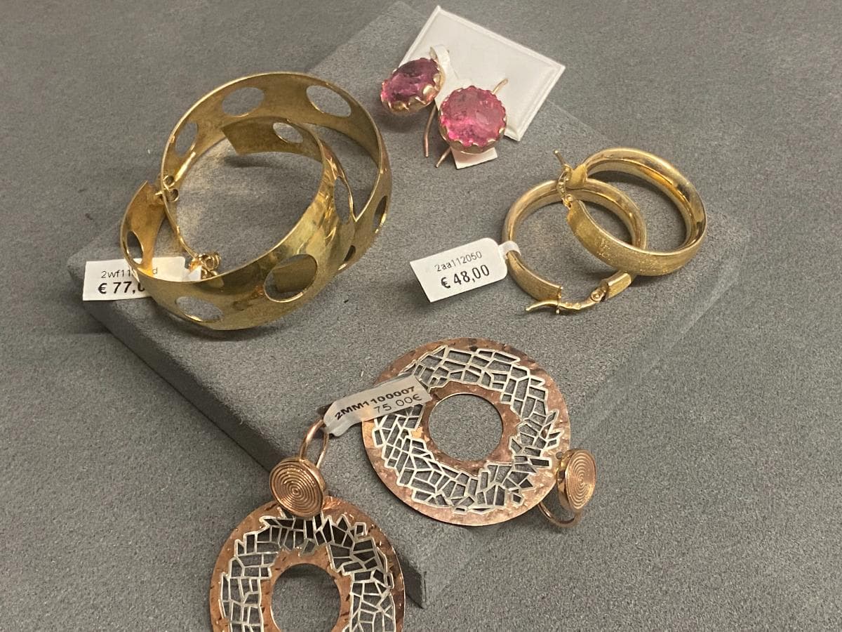 Boucles d'oreilles en argent — image 1