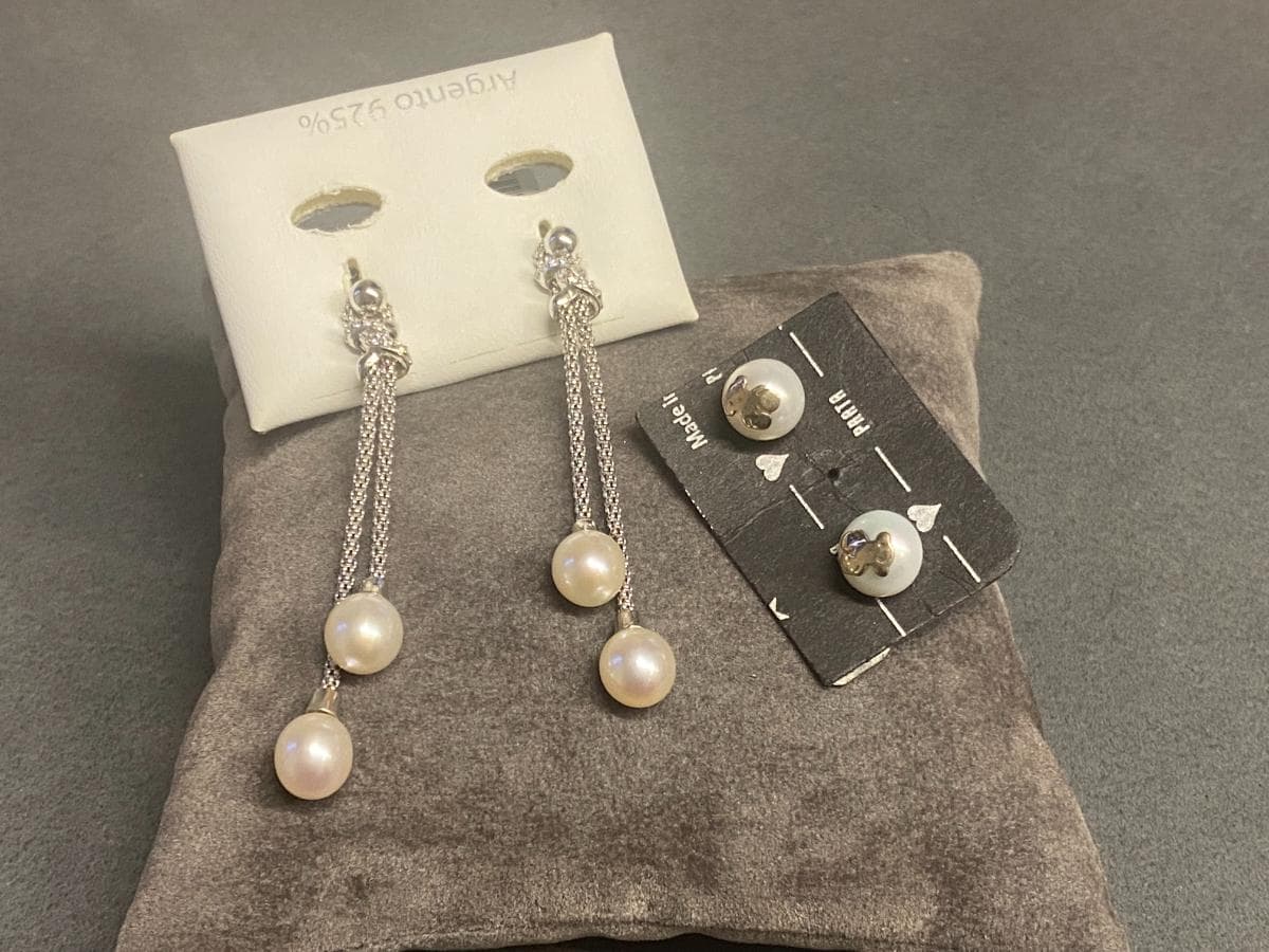 Pendientes de plata y otros materiales — imagen 4
