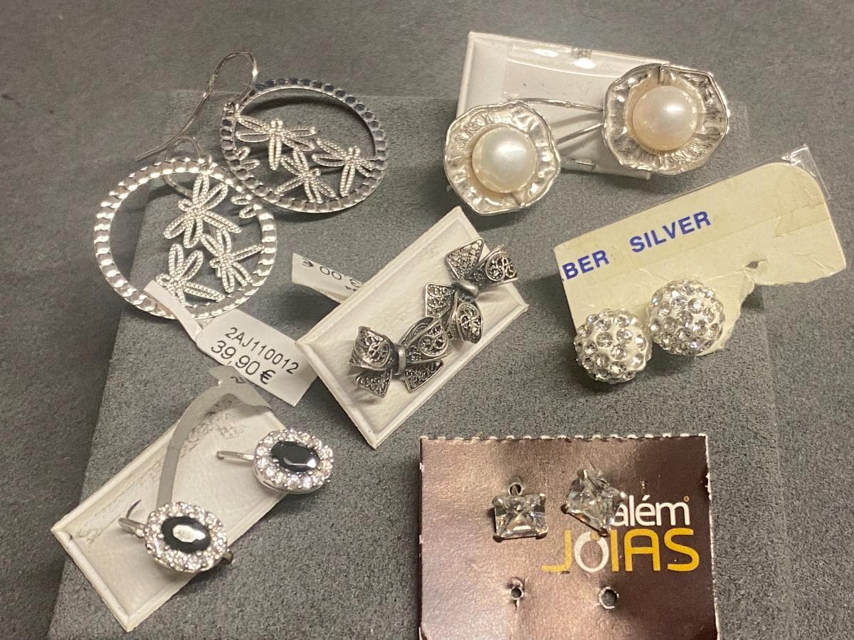 Pendientes de plata y otros materiales — imagen 3