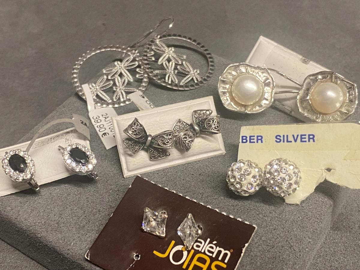 Pendientes de plata y otros materiales — imagen 4