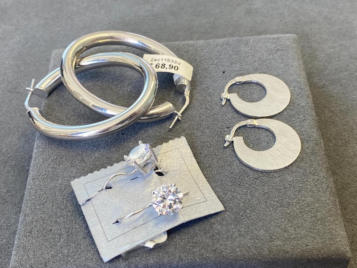 Pendientes de plata y otros materiales — imagen 4