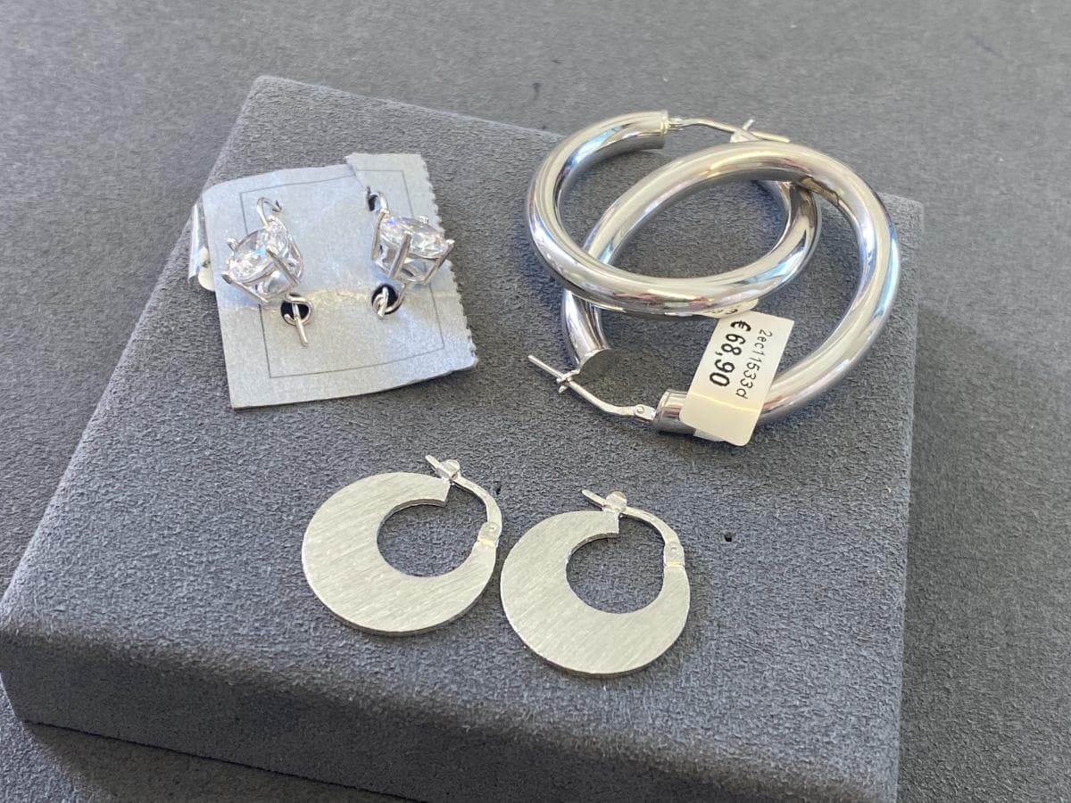 Pendientes de plata y otros materiales — imagen 3
