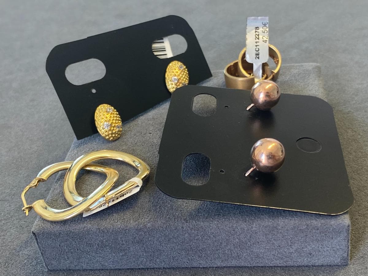 Pendientes de plata y otros materiales — imagen 2