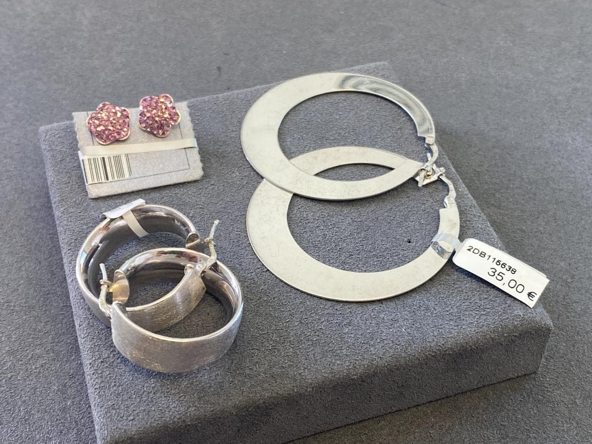 Pendientes de plata y otros materiales — imagen 4