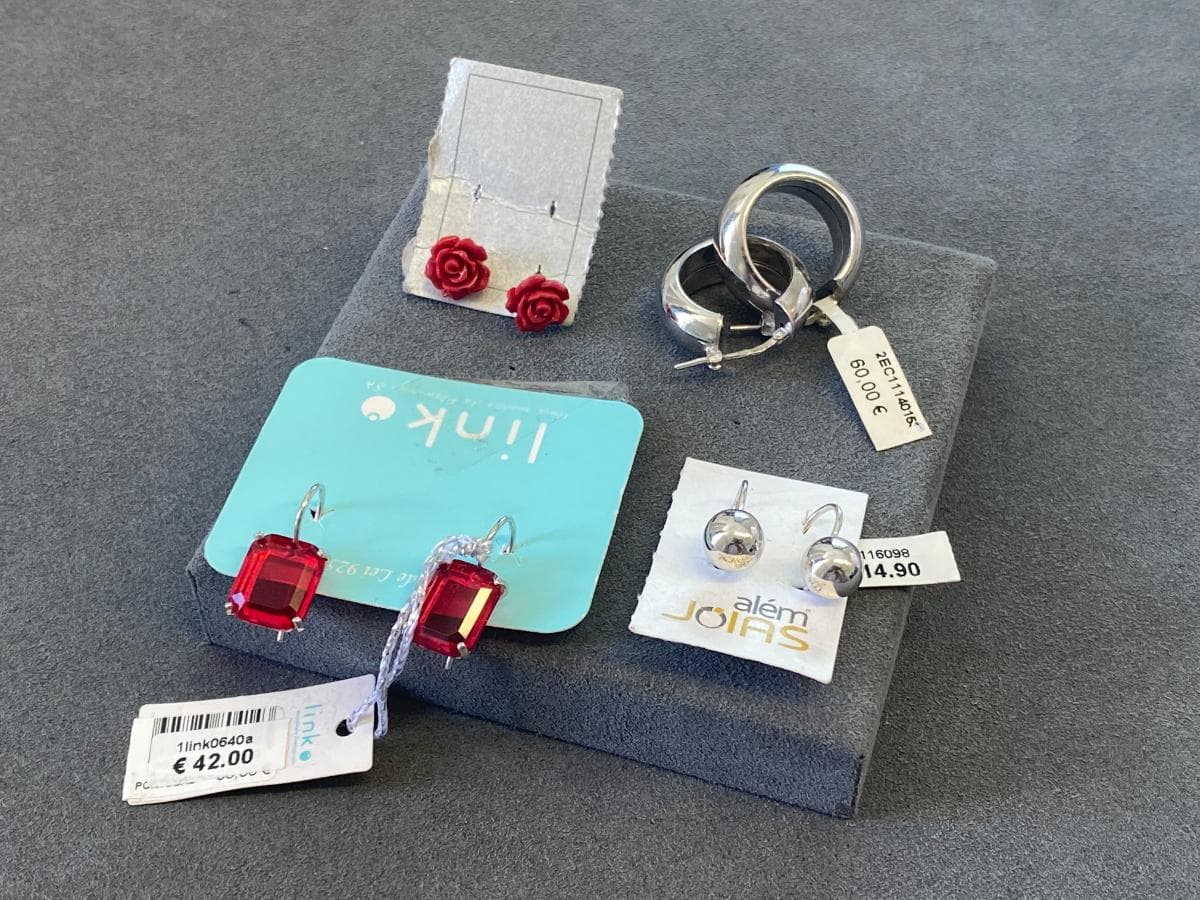 Pendientes de plata y otros materiales — imagen 4