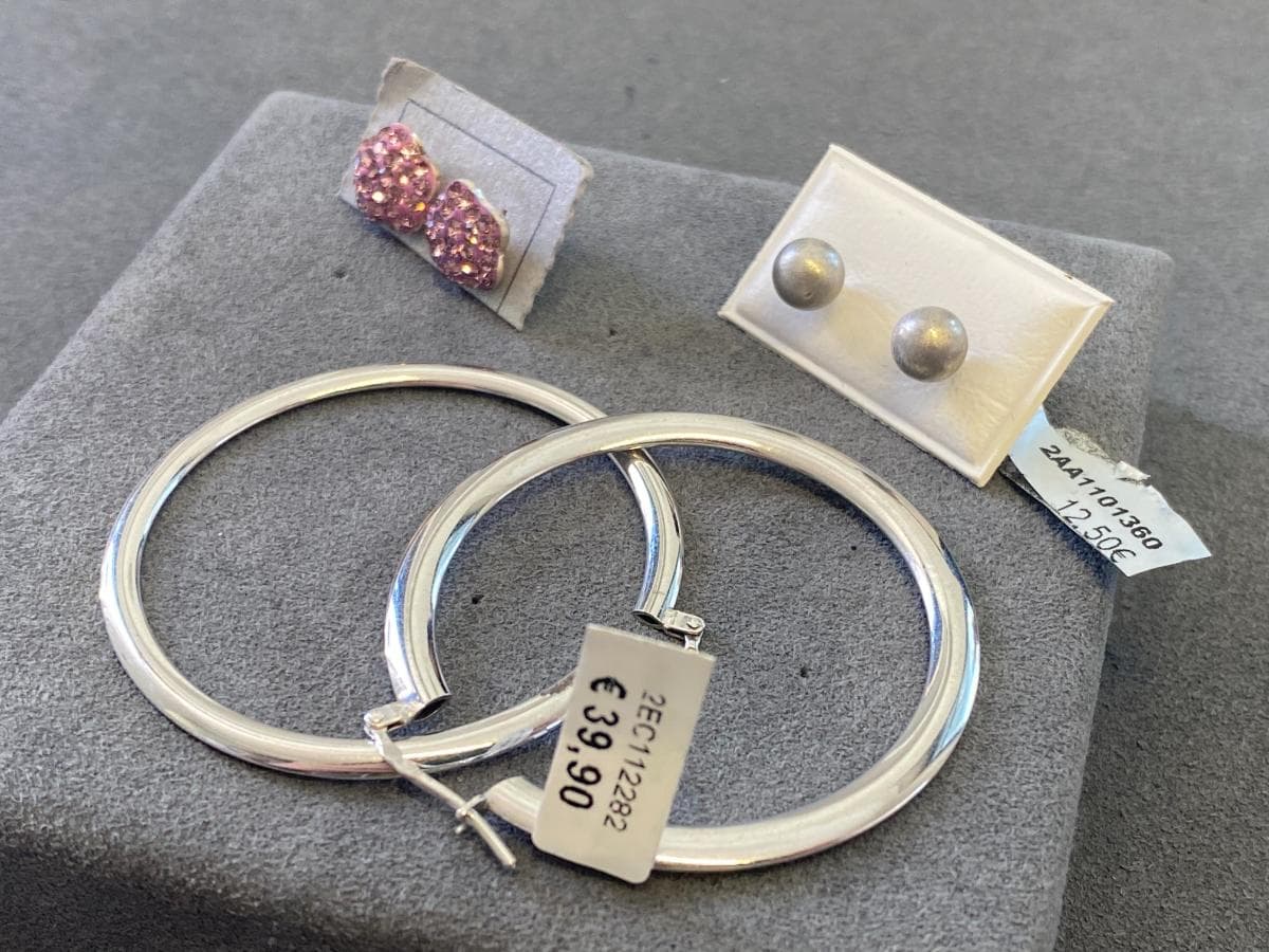 Pendientes de plata y otros materiales — imagen 4