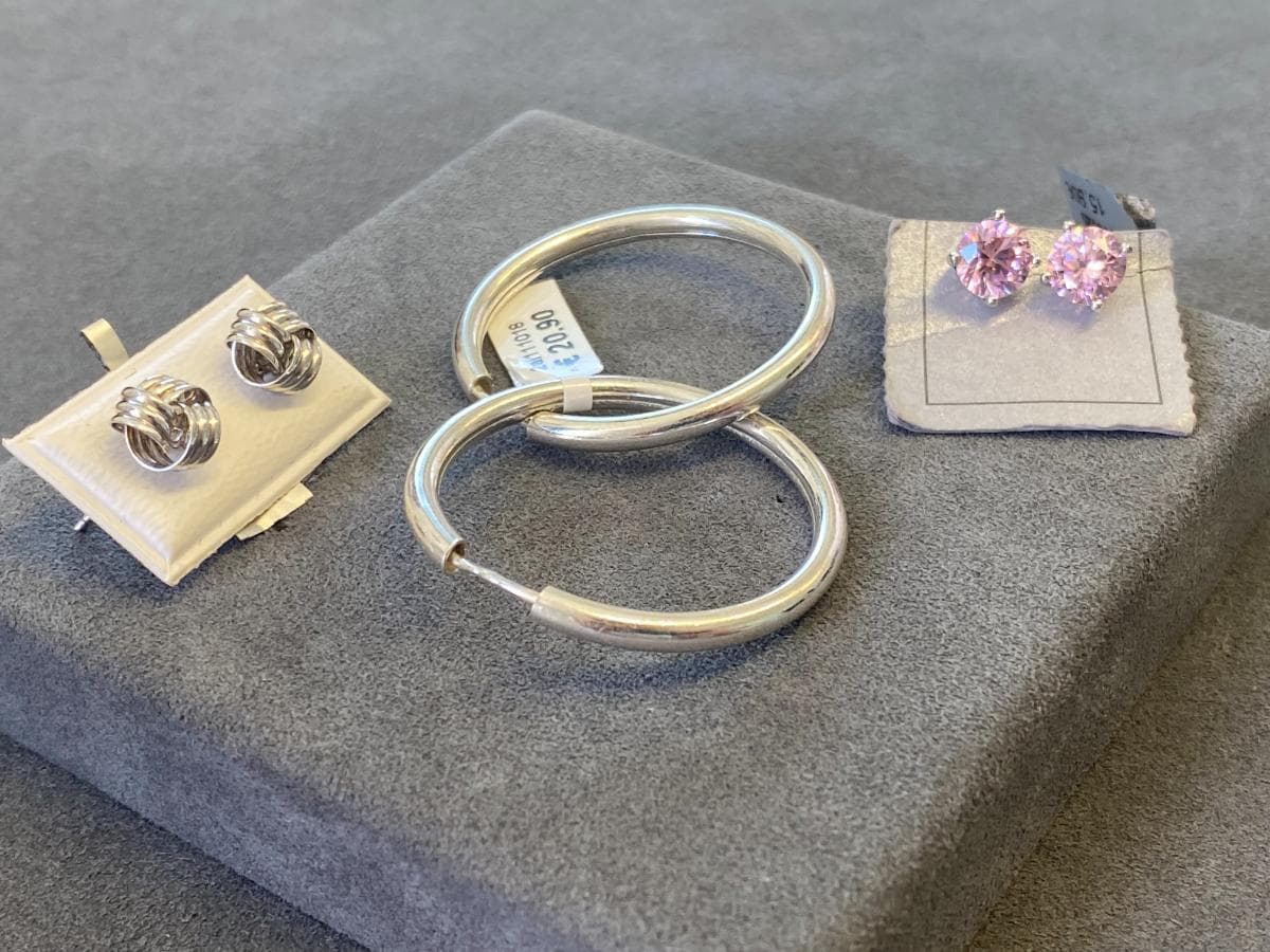 Pendientes de plata y otros materiales — imagen 2