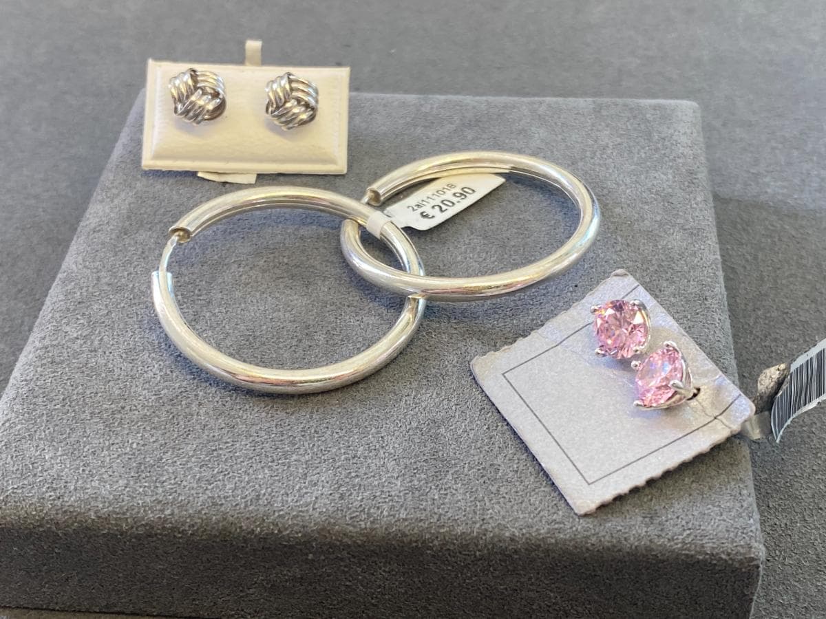 Pendientes de plata y otros materiales — imagen 3
