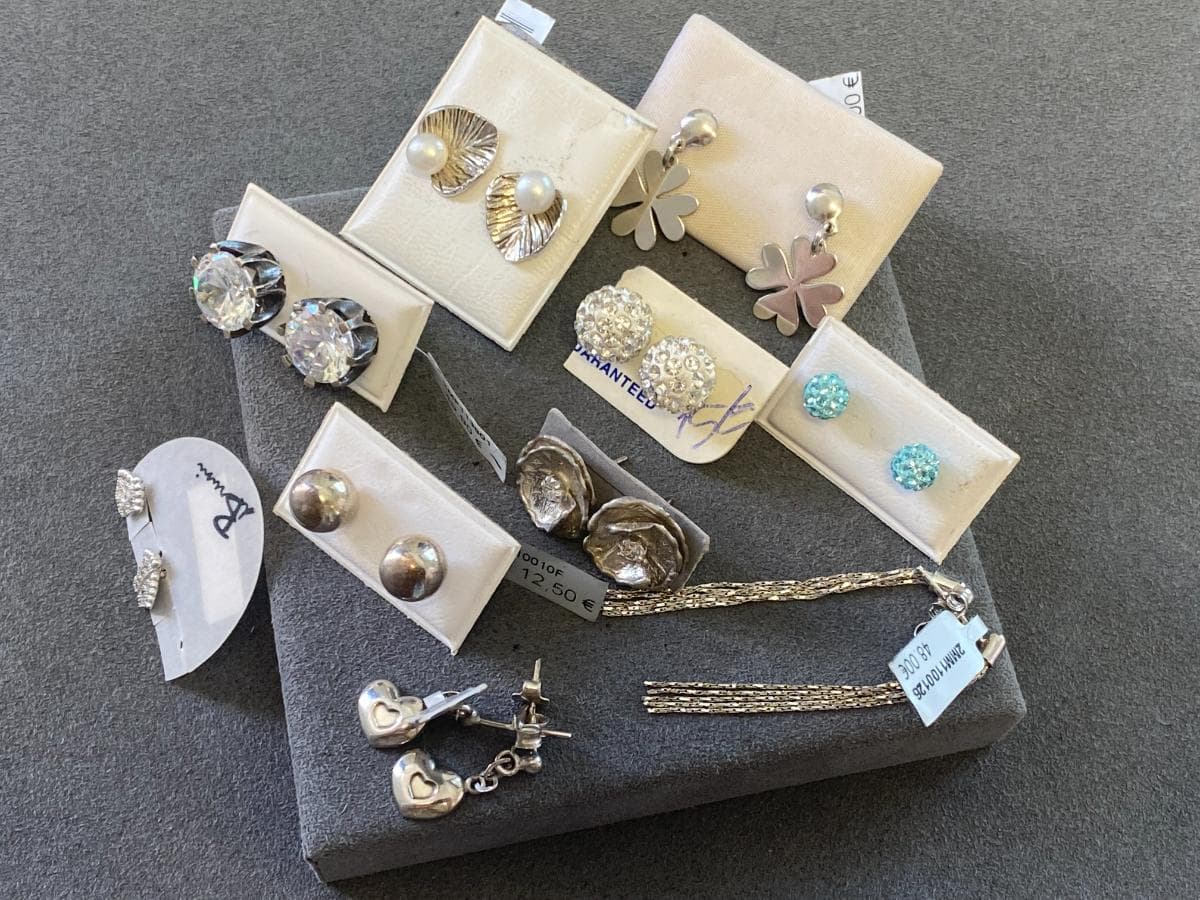 Pendientes de plata y otros materiales — imagen 4
