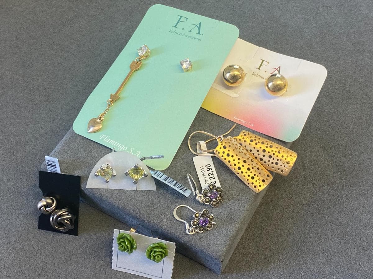 Pendientes de plata y otros materiales — imagen 2