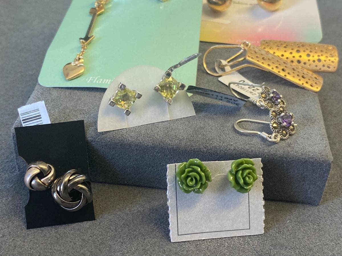 Pendientes de plata y otros materiales — imagen 3