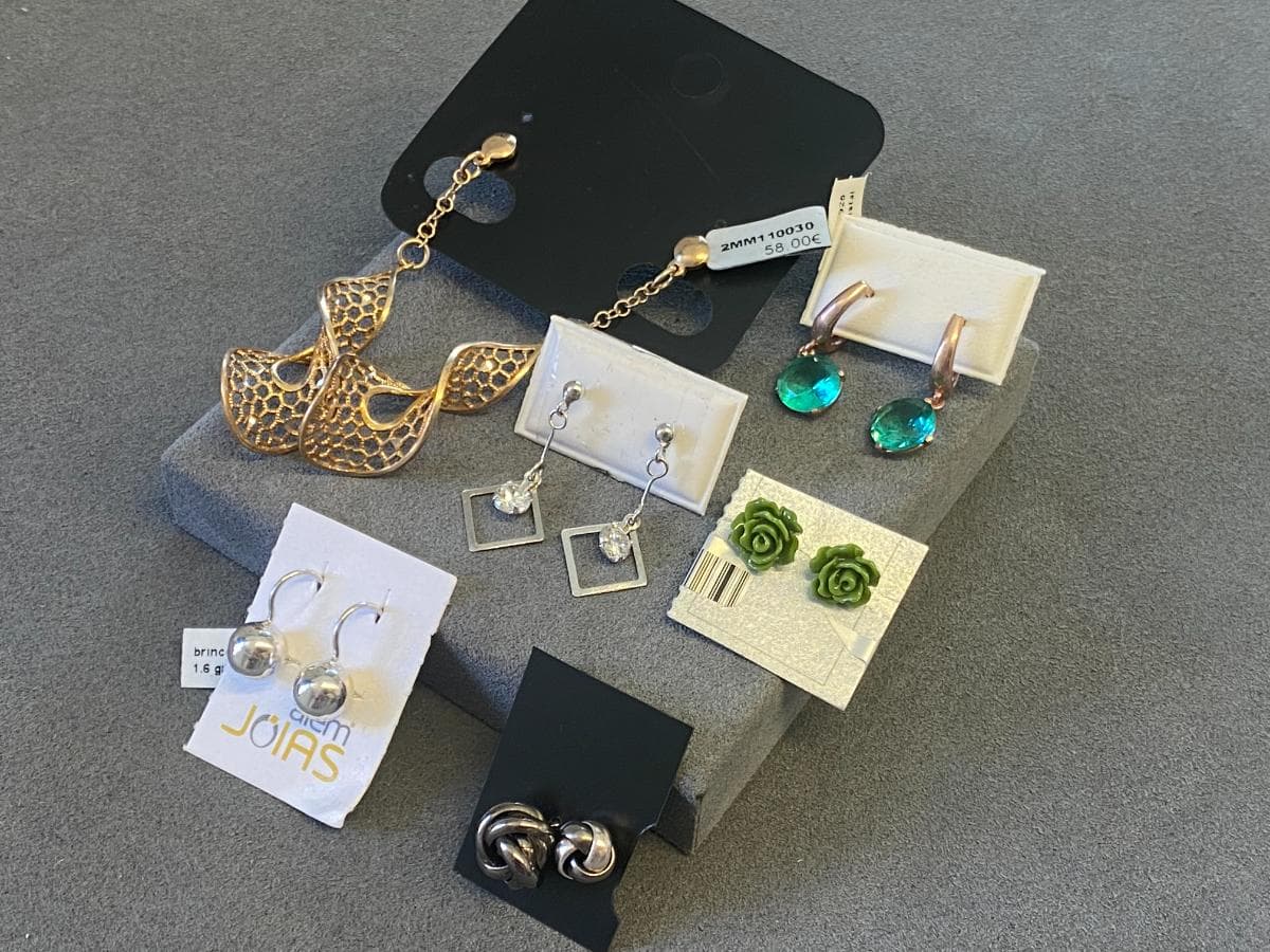Pendientes de plata y otros materiales — imagen 3