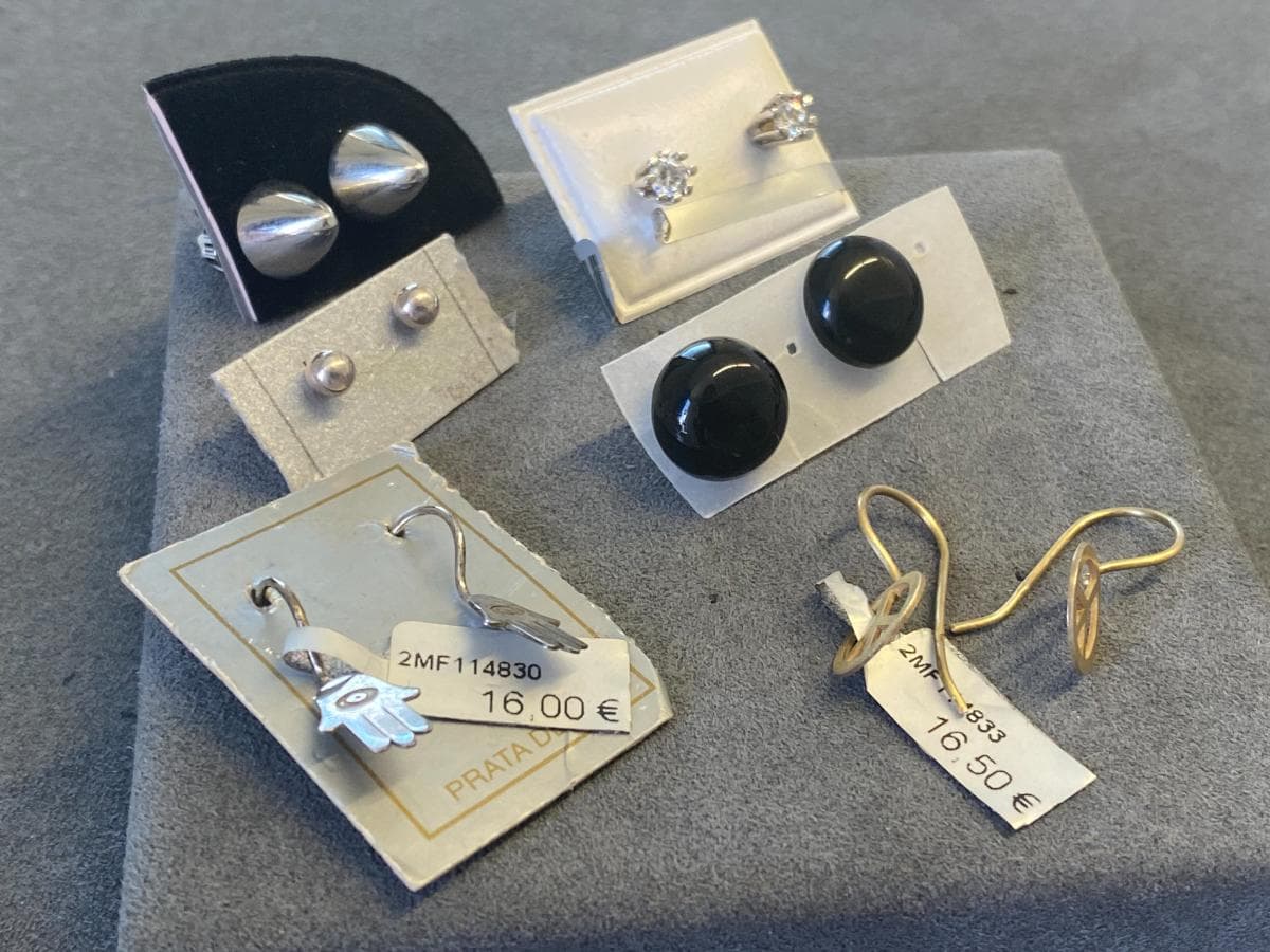 Pendientes de plata y otros materiales — imagen 3