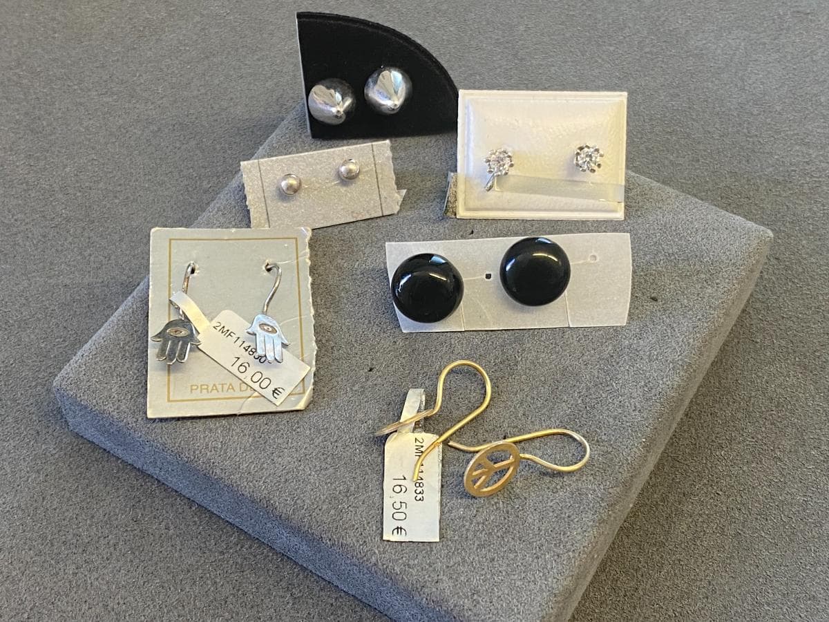 Pendientes de plata y otros materiales — imagen 4