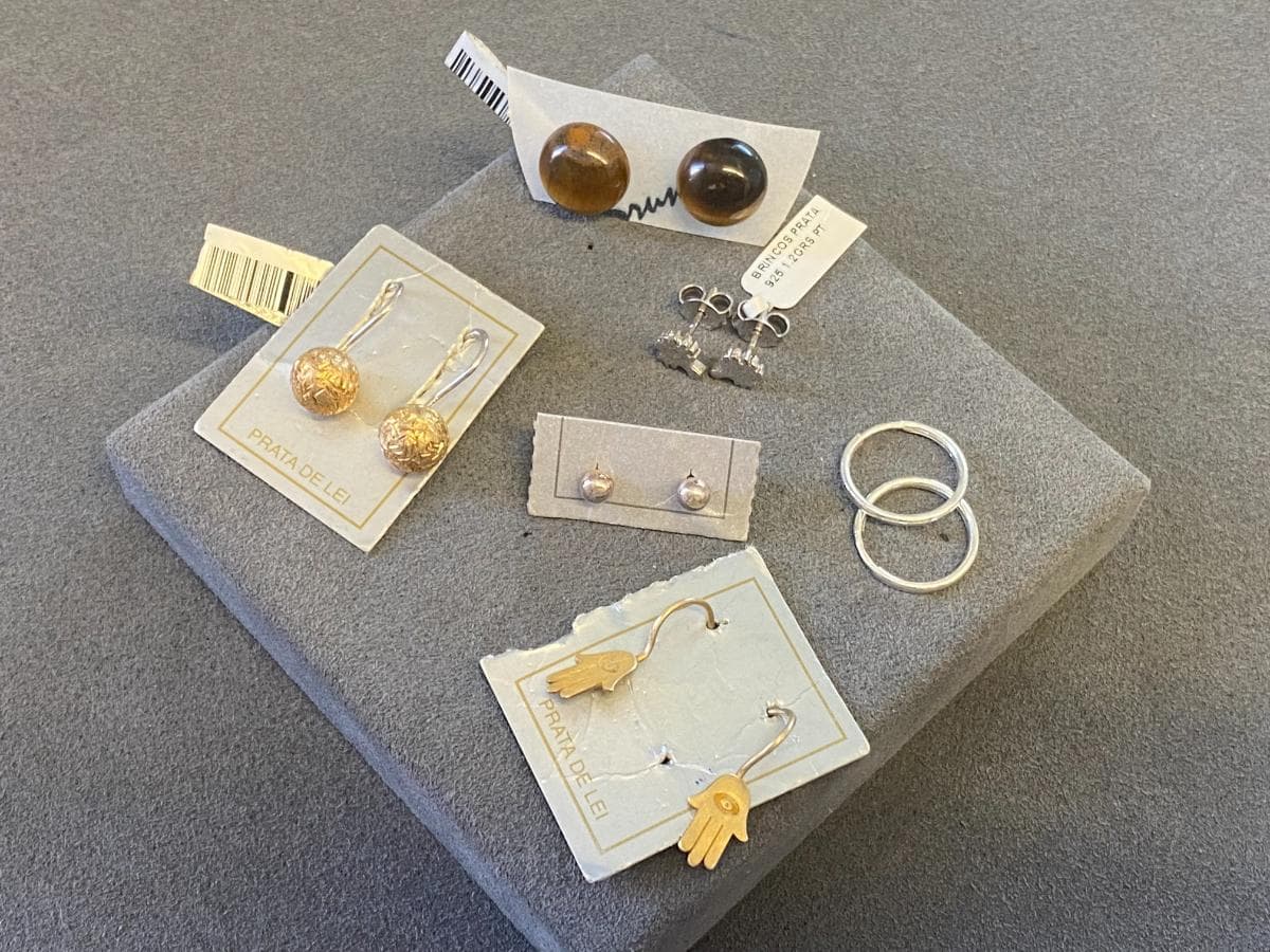 Pendientes de plata y otros materiales — imagen 4