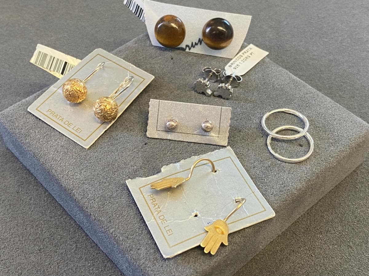 Pendientes de plata y otros materiales — imagen 3