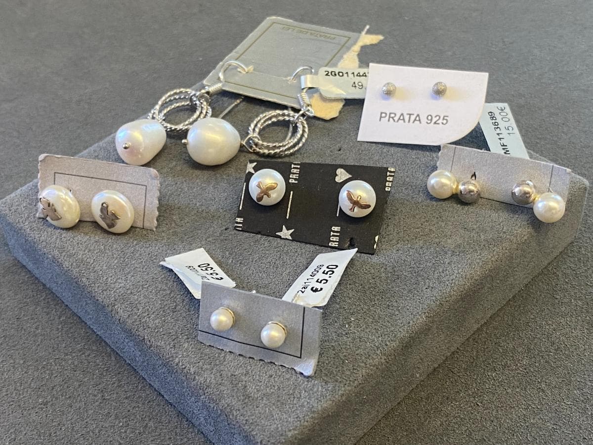 Pendientes de plata y otros materiales — imagen 2