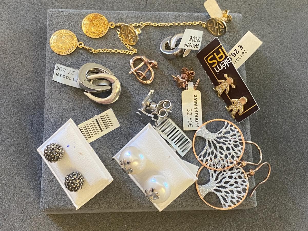 Pendientes de plata y otros materiales — imagen 4