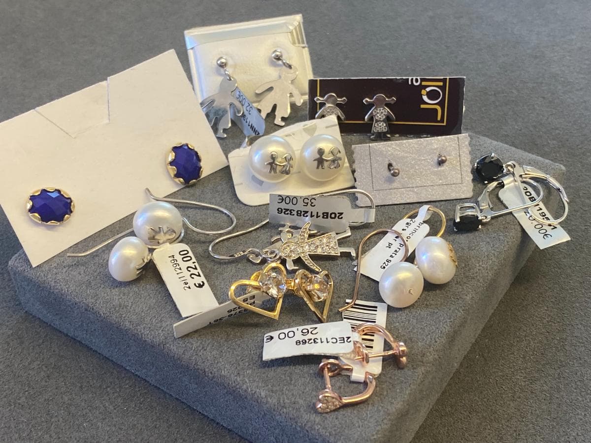 Pendientes de plata y otros materiales — imagen 5